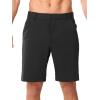 image:imageNORTHYARD Mens Golf Shorts Casual 9 Inch Lightweight Beach Work Dress Shorts with Pockets Elastic WaistBlack