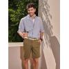 image:imageNORTHYARD Mens Golf Shorts Casual 9 Inch Lightweight Beach Work Dress Shorts with Pockets Elastic WaistDarkkhaki