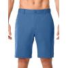 image:imageNORTHYARD Mens Golf Shorts Casual 9 Inch Lightweight Beach Work Dress Shorts with Pockets Elastic WaistFederalblue