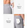image:imageNORTHYARD Mens Golf Shorts Casual 9 Inch Lightweight Beach Work Dress Shorts with Pockets Elastic WaistLightgrey