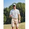 image:imageNORTHYARD Mens Golf Shorts Casual 9 Inch Lightweight Beach Work Dress Shorts with Pockets Elastic WaistLightkhaki