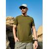 image:imageNORTHYARD Mens Graphic Cotton TShirt Short Sleeve Crew Neck Tee Shirts for Men Casual Work Outdoor Soft Relaxed FitArmy Green