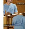 image:imageNORTHYARD Mens Graphic Cotton TShirt Short Sleeve Crew Neck Tee Shirts for Men Casual Work Outdoor Soft Relaxed FitBlue Stone