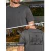 image:imageNORTHYARD Mens Graphic Cotton TShirt Short Sleeve Crew Neck Tee Shirts for Men Casual Work Outdoor Soft Relaxed FitDark Grey