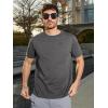 image:imageNORTHYARD Mens Graphic Cotton TShirt Short Sleeve Crew Neck Tee Shirts for Men Casual Work Outdoor Soft Relaxed FitDark Grey