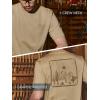 image:imageNORTHYARD Mens Graphic Cotton TShirt Short Sleeve Crew Neck Tee Shirts for Men Casual Work Outdoor Soft Relaxed FitDersert