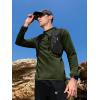 image:imageNORTHYARD Mens Running Hoodie Lightweight Fleece Workout Gym Hooded Sweatshirts Long Sleeve Cold Weather Athletic PulloverArmygreen
