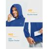 image:imageNORTHYARD Mens Running Hoodie Lightweight Fleece Workout Gym Hooded Sweatshirts Long Sleeve Cold Weather Athletic PulloverRoyalblue