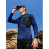 image:imageNORTHYARD Mens Running Hoodie Lightweight Fleece Workout Gym Hooded Sweatshirts Long Sleeve Cold Weather Athletic PulloverSeablue