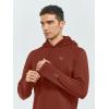 image:imageNORTHYARD Mens Running Hoodie Lightweight Fleece Workout Gym Hooded Sweatshirts Long Sleeve Cold Weather Athletic PulloverWine