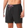 image:imageNORTHYARD Mens Swim Trunks 2 in 1 Swimsuit Swim Shorts Quick Dry 7 Board Short Beach Bathing Swimming Swimwear with PocketsBlack