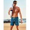 image:imageNORTHYARD Mens Swim Trunks 2 in 1 Swimsuit Swim Shorts Quick Dry 7 Board Short Beach Bathing Swimming Swimwear with PocketsBluesurfboard