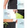image:imageNORTHYARD Mens Swim Trunks 2 in 1 Swimsuit Swim Shorts Quick Dry 7 Board Short Beach Bathing Swimming Swimwear with PocketsDarkgrey