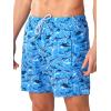 image:imageNORTHYARD Mens Swim Trunks 2 in 1 Swimsuit Swim Shorts Quick Dry 7 Board Short Beach Bathing Swimming Swimwear with PocketsOceanshark