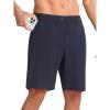 image:imageNORTHYARD Mens Golf Shorts Casual 9 Inch Lightweight Beach Work Dress Shorts with Pockets Elastic WaistNavy