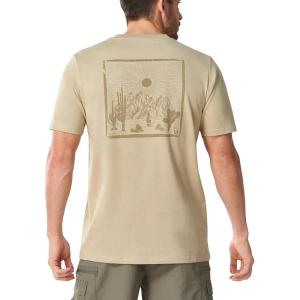image:imageNORTHYARD Mens Graphic Cotton TShirt Short Sleeve Crew Neck Tee Shirts for Men Casual Work Outdoor Soft Relaxed FitDersert
