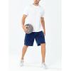 image:imageNORTHYARD Mens 10 Athletic Shorts Basketball Workout Gym Lightweight Quick Dry Shorts with Mesh amp Zip PocketsDarkblue