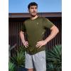 image:imageNORTHYARD Mens Athletic Running Shirts Short Sleeve Workout TShirts Quick Dry Lightweight Active Tee Gym Sports PerformanceArmygreen