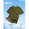 image:imageNORTHYARD Mens Athletic Running Shirts Short Sleeve Workout TShirts Quick Dry Lightweight Active Tee Gym Sports PerformanceArmygreen