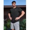image:imageNORTHYARD Mens Athletic Running Shirts Short Sleeve Workout TShirts Quick Dry Lightweight Active Tee Gym Sports PerformanceBlack