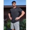 image:imageNORTHYARD Mens Athletic Running Shirts Short Sleeve Workout TShirts Quick Dry Lightweight Active Tee Gym Sports PerformanceDarkgrey