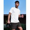 image:imageNORTHYARD Mens Athletic Running Shirts Short Sleeve Workout TShirts Quick Dry Lightweight Active Tee Gym Sports PerformanceWhite