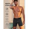 image:imageNORTHYARD Mens Athletic Underwear 3 Pack Breathable Activewear Undershorts Highperformance Boxer Briefs 4way StretchBlackDarkgreyNavy