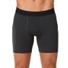 image:imageNORTHYARD Mens Athletic Underwear 3 Pack Breathable Activewear Undershorts Highperformance Boxer Briefs 4way StretchDark Grey