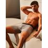 image:imageNORTHYARD Mens Athletic Underwear 3 Pack Breathable Activewear Undershorts Highperformance Boxer Briefs 4way StretchLight Grey