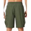 image:imageNORTHYARD Mens Cargo Hiking Shorts 9 Lightweight Quick Dry Athletic Shorts Outdoor Travel Active Fishing with Multi PocketsArmygreen