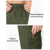 image:imageNORTHYARD Mens Cargo Hiking Shorts 9 Lightweight Quick Dry Athletic Shorts Outdoor Travel Active Fishing with Multi PocketsArmygreen