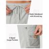 image:imageNORTHYARD Mens Cargo Hiking Shorts 9 Lightweight Quick Dry Athletic Shorts Outdoor Travel Active Fishing with Multi PocketsLightgrey