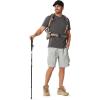 image:imageNORTHYARD Mens Cargo Hiking Shorts 9 Lightweight Quick Dry Athletic Shorts Outdoor Travel Active Fishing with Multi PocketsLightgrey