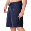 image:imageNORTHYARD Mens Cargo Hiking Shorts 9 Lightweight Quick Dry Athletic Shorts Outdoor Travel Active Fishing with Multi PocketsNavy