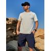 image:imageNORTHYARD Mens Cargo Hiking Shorts 9 Lightweight Quick Dry Athletic Shorts Outdoor Travel Active Fishing with Multi PocketsNavy