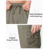 image:imageNORTHYARD Mens Cargo Hiking Shorts 9 Lightweight Quick Dry Athletic Shorts Outdoor Travel Active Fishing with Multi PocketsSagegreen