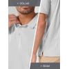 image:imageNORTHYARD Mens Golf Polo Shirt Short Sleeve Casual Work Activewear Performance T Shirts for Men Moisture Wicking Quick DryLight Grey