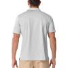 image:imageNORTHYARD Mens Golf Polo Shirt Short Sleeve Casual Work Activewear Performance T Shirts for Men Moisture Wicking Quick DryLight Grey