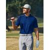 image:imageNORTHYARD Mens Golf Polo Shirt Short Sleeve Casual Work Activewear Performance T Shirts for Men Moisture Wicking Quick DryNavy