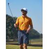 image:imageNORTHYARD Mens Golf Polo Shirt Short Sleeve Casual Work Activewear Performance T Shirts for Men Moisture Wicking Quick DryOrange