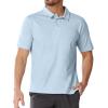 image:imageNORTHYARD Mens Golf Polo Shirt Short Sleeve Casual Work Activewear Performance T Shirts for Men Moisture Wicking Quick DrySky Blue