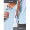 image:imageNORTHYARD Mens Golf Polo Shirt Short Sleeve Casual Work Activewear Performance T Shirts for Men Moisture Wicking Quick DrySky Blue