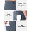 image:imageNORTHYARD Mens Golf Shorts with 6 Pockets 9 Stretch Work Dress Shorts Casual Flat Front Hybrid Short Quick Dry LightweightCoolgrey