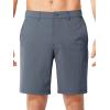 image:imageNORTHYARD Mens Golf Shorts with 6 Pockets 9 Stretch Work Dress Shorts Casual Flat Front Hybrid Short Quick Dry LightweightCoolgrey
