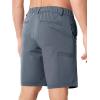 image:imageNORTHYARD Mens Golf Shorts with 6 Pockets 9 Stretch Work Dress Shorts Casual Flat Front Hybrid Short Quick Dry LightweightCoolgrey