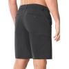 image:imageNORTHYARD Mens Golf Shorts with 6 Pockets 9 Stretch Work Dress Shorts Casual Flat Front Hybrid Short Quick Dry LightweightDarkgrey