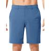 image:imageNORTHYARD Mens Golf Shorts with 6 Pockets 9 Stretch Work Dress Shorts Casual Flat Front Hybrid Short Quick Dry LightweightFederalblue