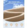 image:imageNORTHYARD Mens Golf Shorts with 6 Pockets 9 Stretch Work Dress Shorts Casual Flat Front Hybrid Short Quick Dry LightweightLightkhaki