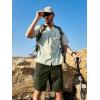 image:imageNORTHYARD Mens Hiking Cargo Shorts 9 Lightweight Outdoor Summer Shorts Quick Dry with 4 Pockets for Tactical Fishing TravelArmy Green