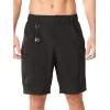 image:imageNORTHYARD Mens Hiking Cargo Shorts 9 Lightweight Outdoor Summer Shorts Quick Dry with 4 Pockets for Tactical Fishing TravelBlack